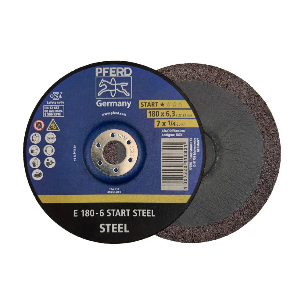 DISCO DE DESBASTE 180X6,3MM 7X1/4