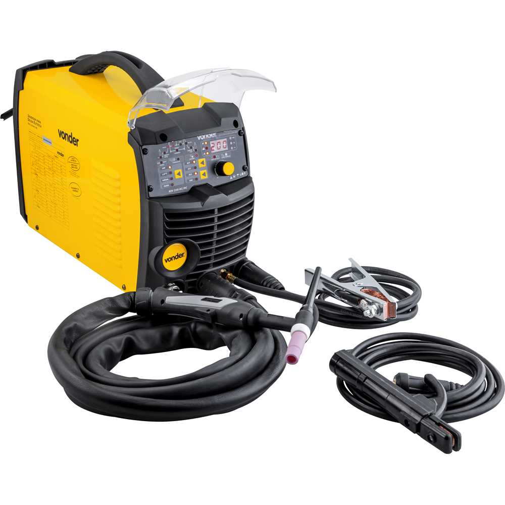 MÁQUINA PARA SOLDA TIG 200P AC E DC RIV210 BIVOLT VONDER