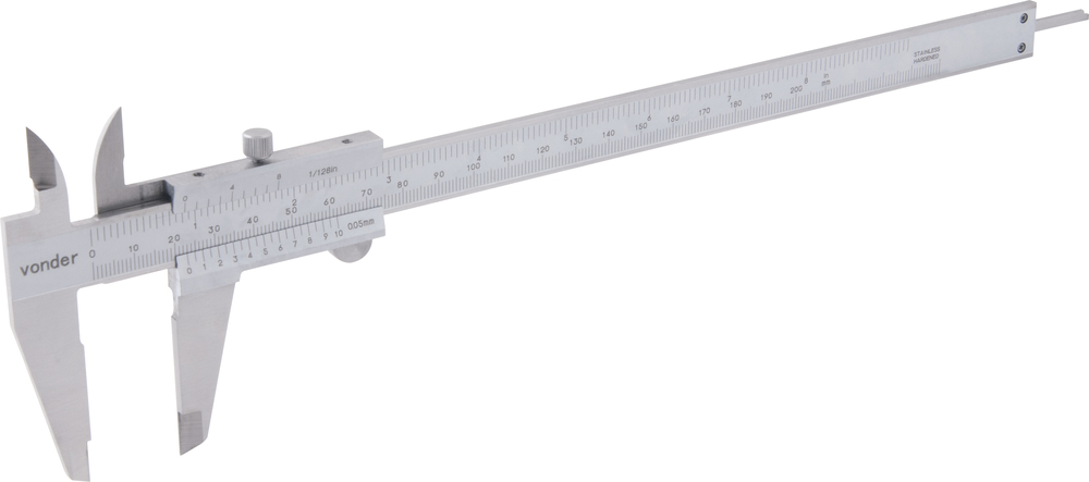 PAQUIMETRO UNIVERSAL 200MM INOX PA-205 VONDER