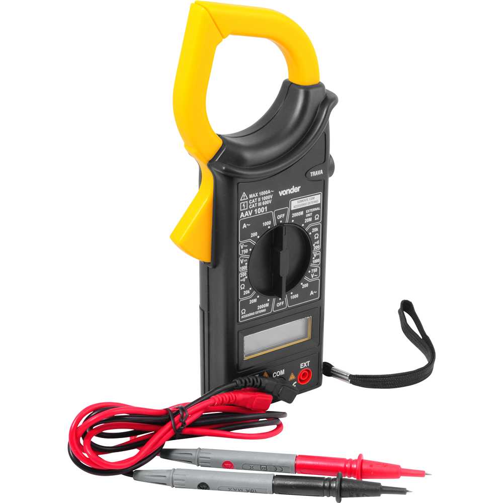 ALICATE AMPERIMETRO DIGITAL 200A AAV1001 VONDER