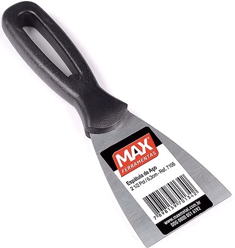 ESPÁTULA FLEX COM CABO PLÁSTICO COM 6CM MAX