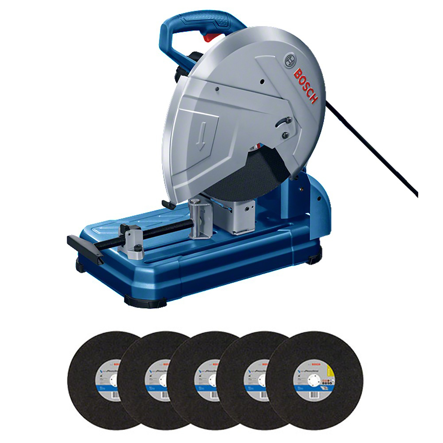POLICORTE 2400W GCO 14-24 220V COM 5 DISCOS BOSCH