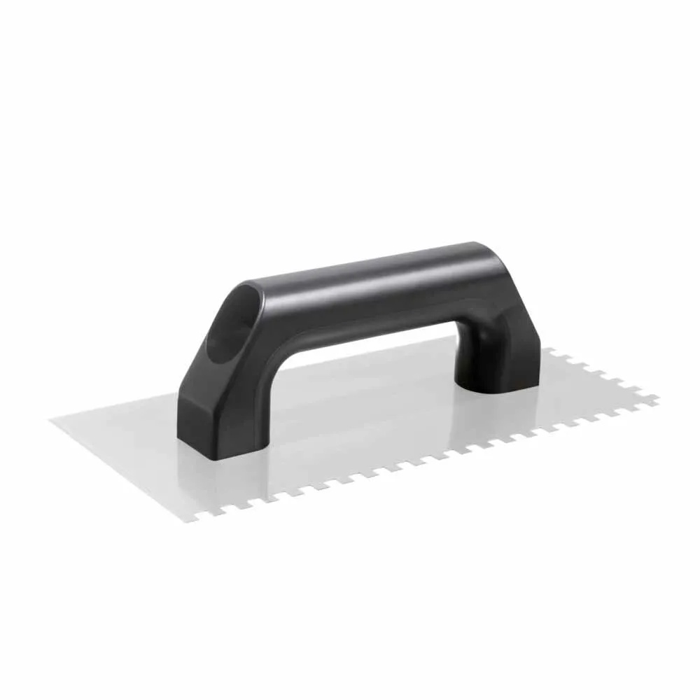 DESEMPENADEIRA DE AÇO DENTADA 100X038MM COM CABO PLÁSTICO CORTAG