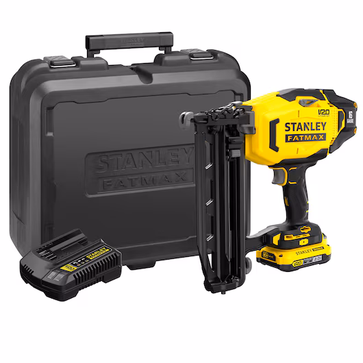 PINADOR 16G 20V SCN616D1K COM 1 BATERIA CARREGAVEL E MALETA STANLEY