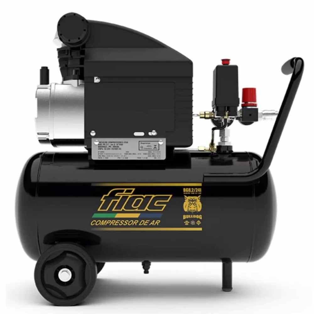 COMPRESSOR DE AR 1,5HP 08,2PES 24L 220V FIAC