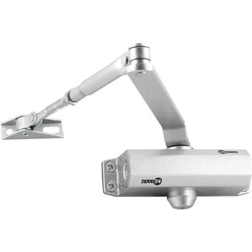 MOLA HIDRÁULICA PARA PORTA 25-45KG PRATA NOVE54