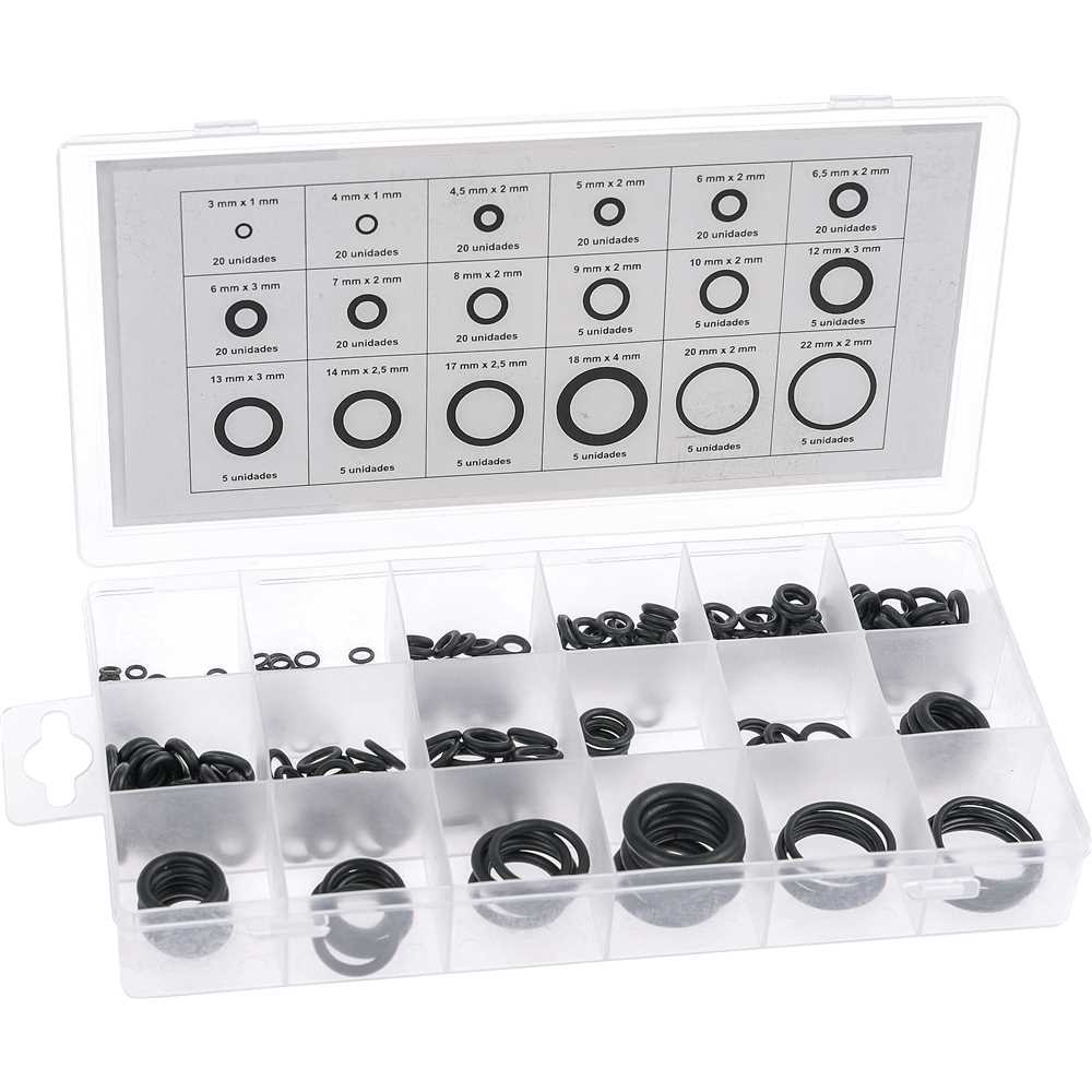 KIT ANEL ORING COM 225 PECAS VONDER