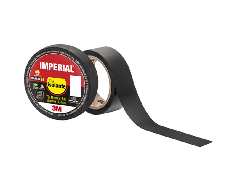 FITA ISOLANTE 18MMX05M IMPERIAL 3M