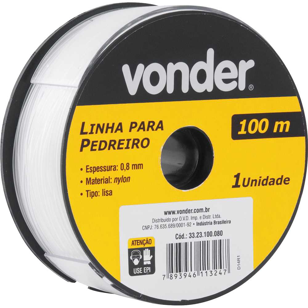 LINHA DE PEDREIRO LISA 100M VONDER