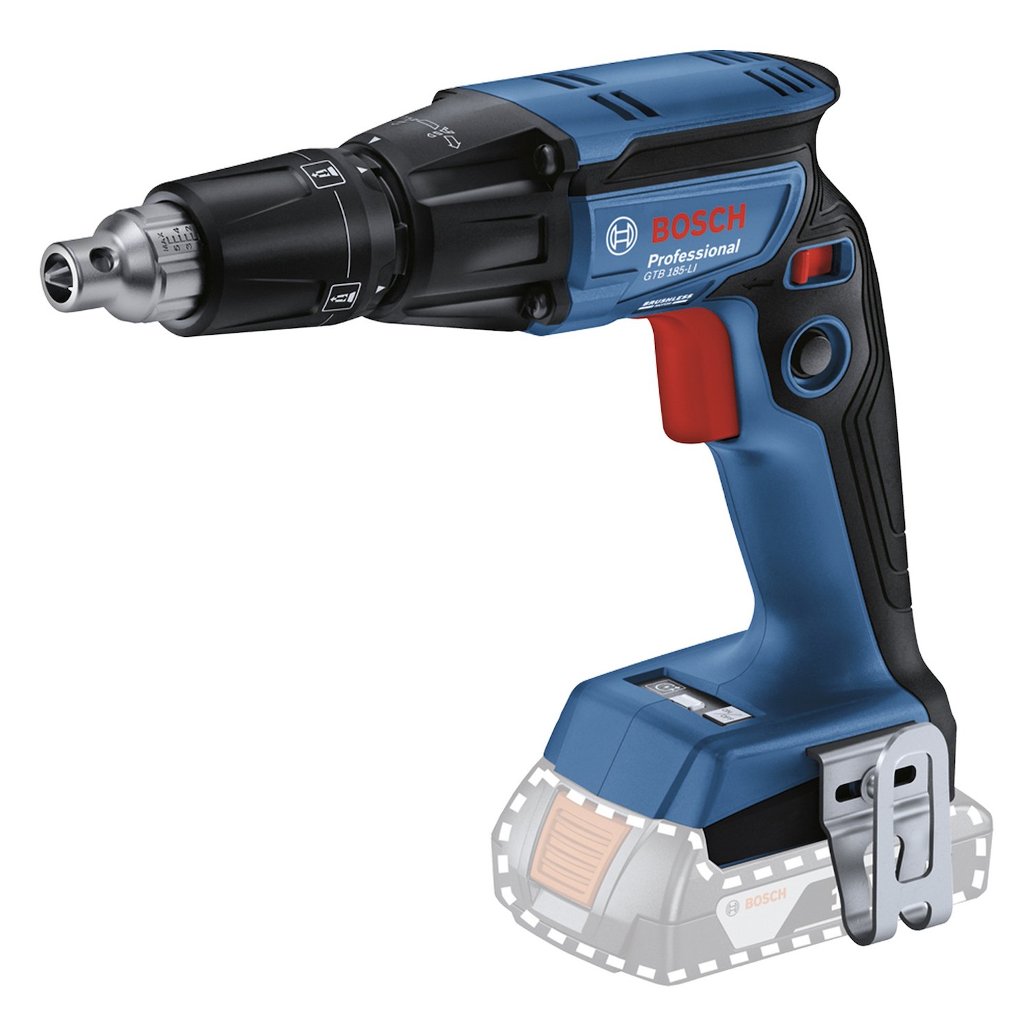 PARAFUSADEIRA A BATERIA 18V PARA DRYWALL GTB 185LI SEM BATERIA E SEM CARREGADOR BOSCH