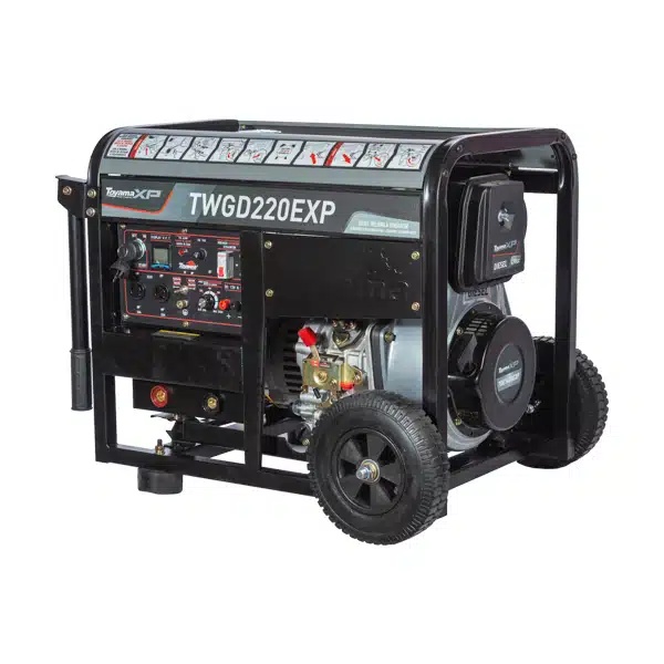 MOTOSOLDADOR A DIESEL 13,5HP 3,3KVA TWGD220EXP 220V TOYAMA