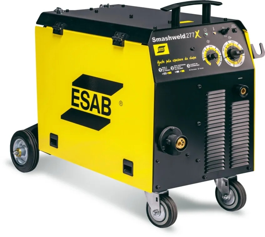 MÁQUINA PARA SOLDA MIG 250A SMASHWELD 277X TRIFÁSICO ESAB