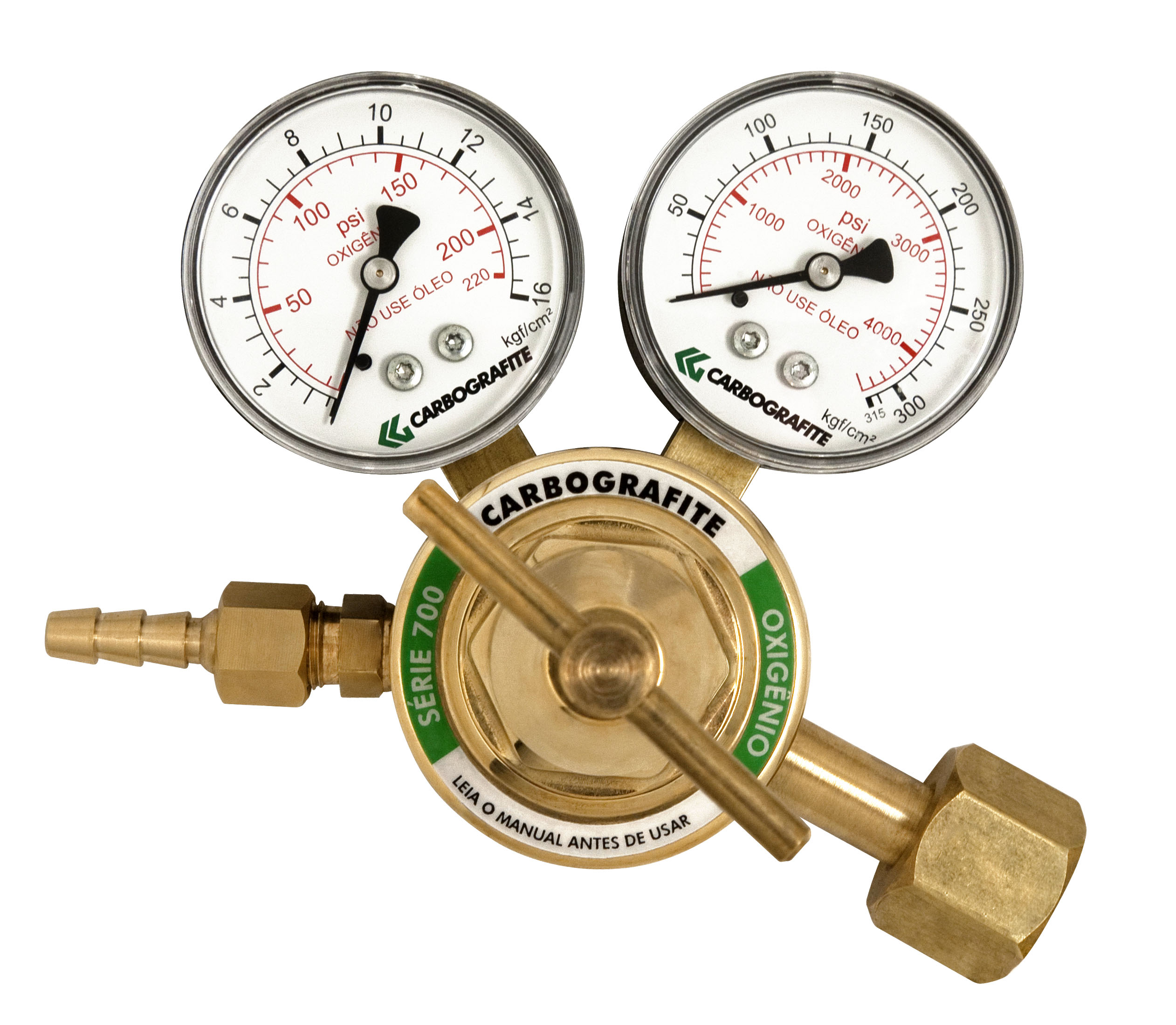 REGULADOR DE PRESSÃO OXIGÊNIO SERIE 700 CARBOGRAFITE
