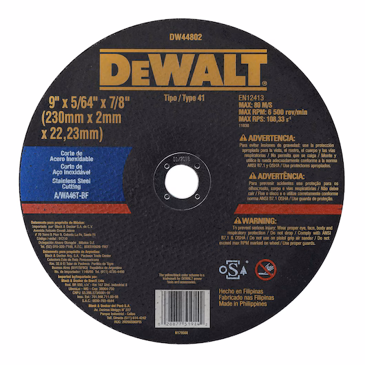 DISCO DE CORTE 230X2,0MM 9X5/64