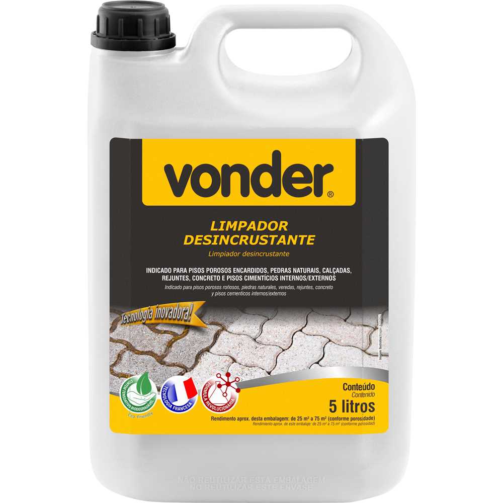 LIMPADOR DE PISO DESINCRUSTANTE 5L VONDER