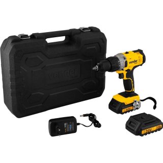 PARAFUSADEIRA E FURADEIRA DE IMPACTO A BATERIA 20V PFV 200I COM 2 BATERIAS CARREGAVEIS VONDER