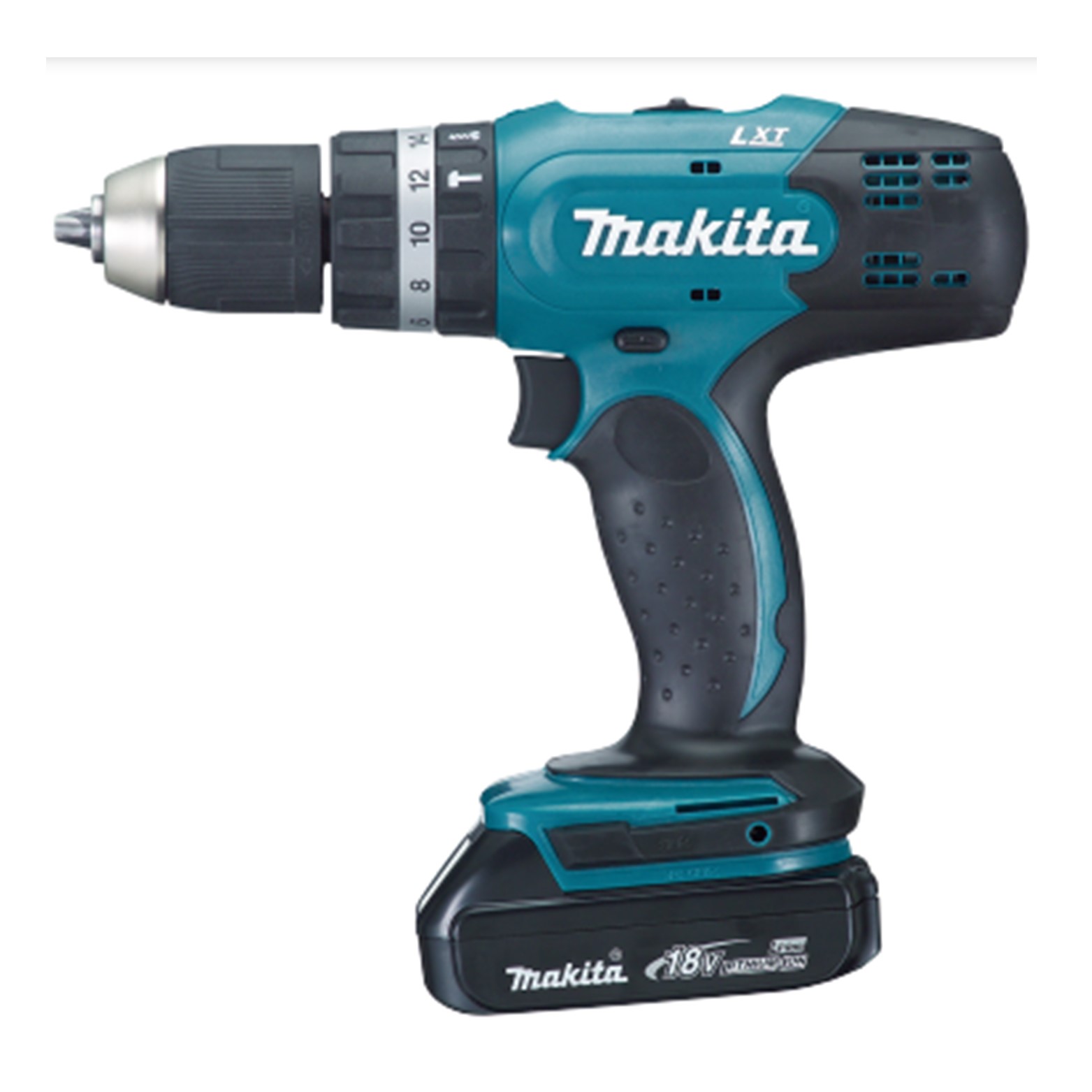 PARAFUSADEIRA E FURADEIRA DE IMPACTO A BATERIA 18V DHP453Y002 COM 1 BATERIA CARREGAVEL MAKITA