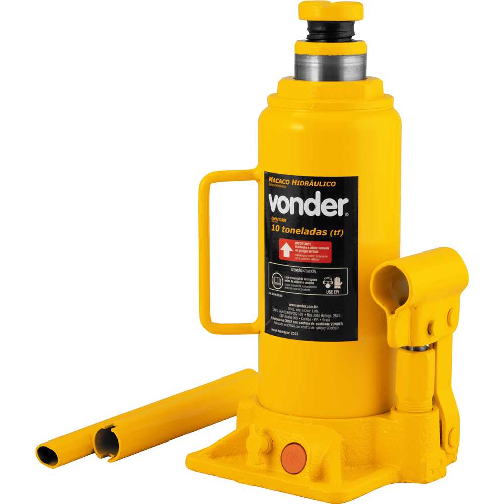 MACACO GARRAFA 10 TONELADAS VONDER