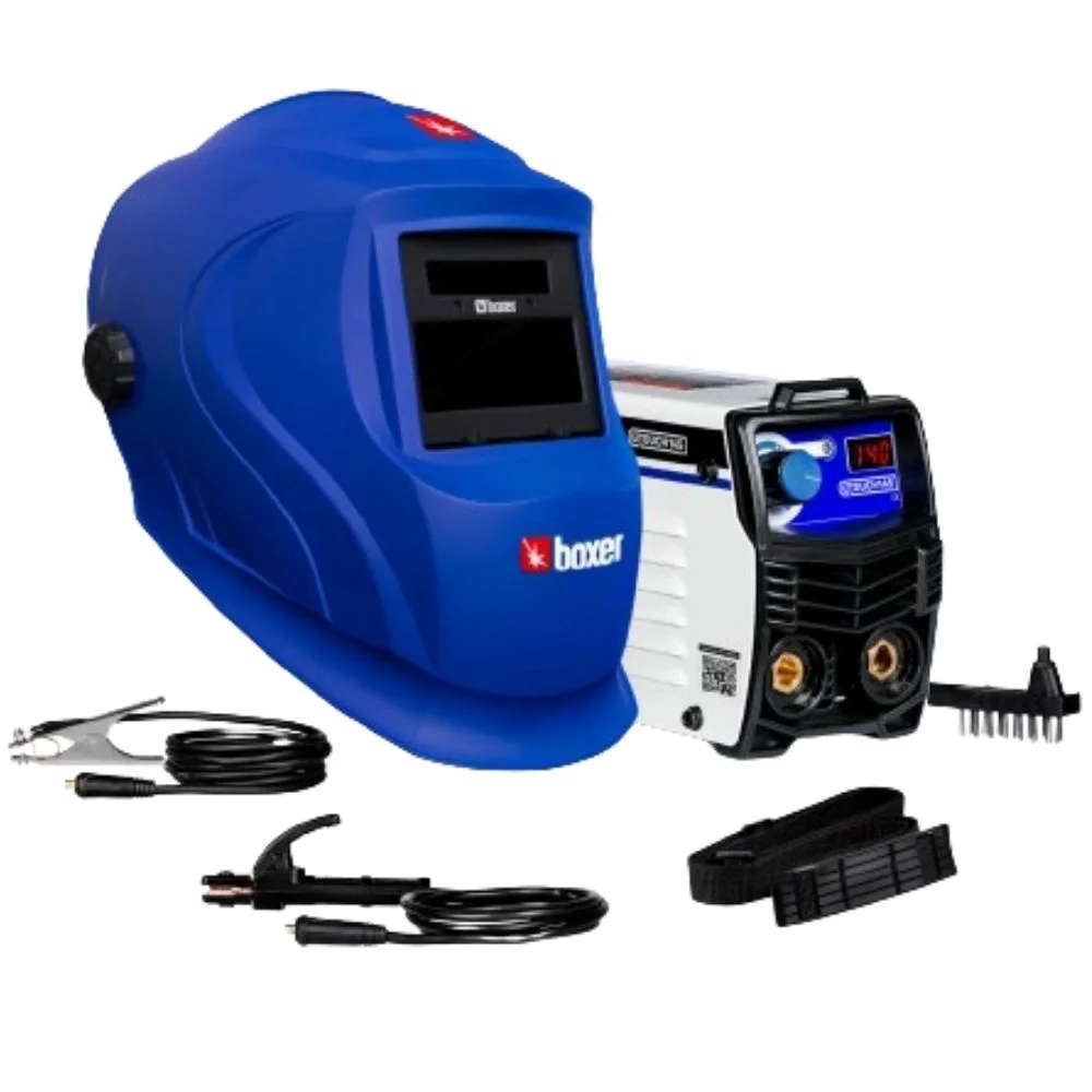 MÁQUINA PARA SOLDA INVERSORA ELETRODO E TIG 140A TOUCH 145 BIVOLT E OPTIARC 70 BOXER