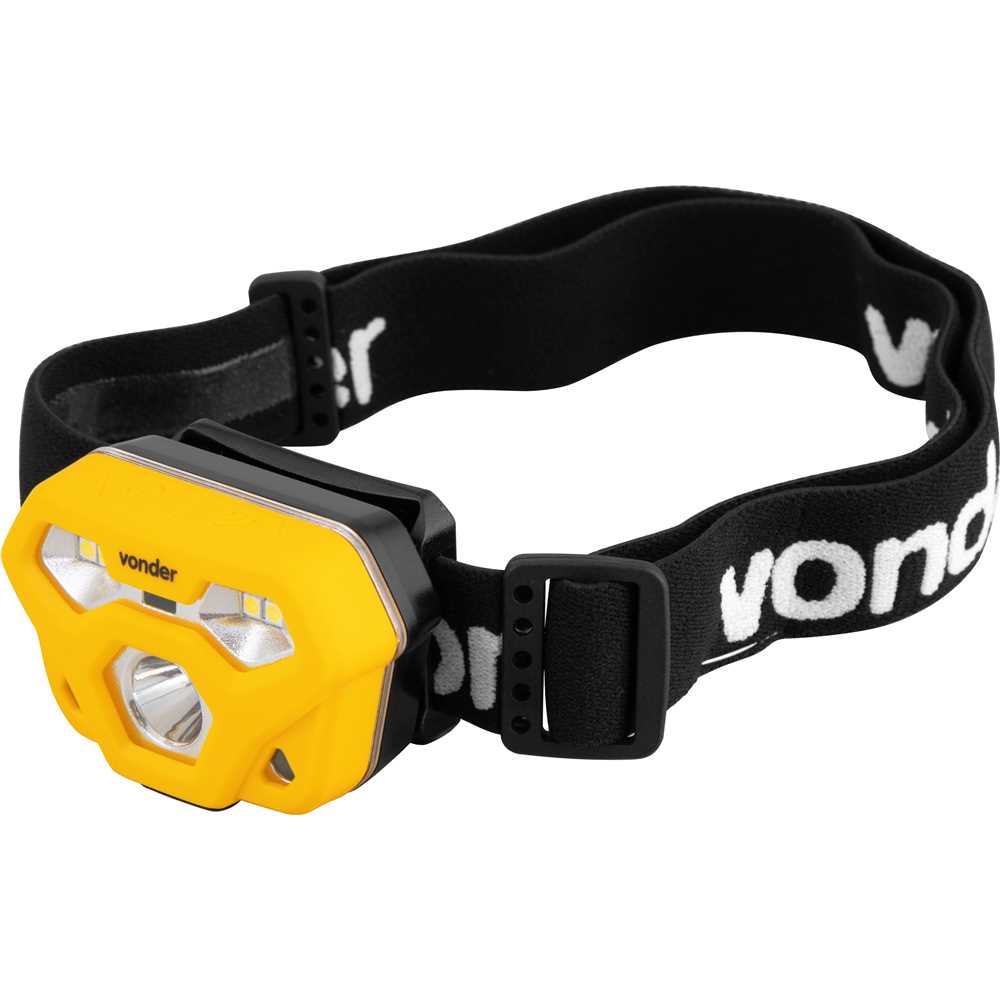 LANTERNA PARA CABECA RECARREGAVEL COM 5 LED LCV400 VONDER