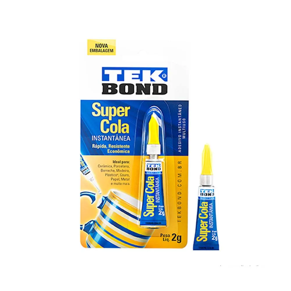 ADESIVO INSTANTANEO 2G SUPER COLA TEKBOND