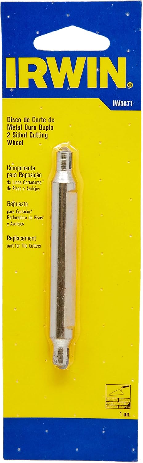 DISCO DE CORTE DUPLO E RODEL PARA CORTADOR DE PISOS 10MM IRWIN