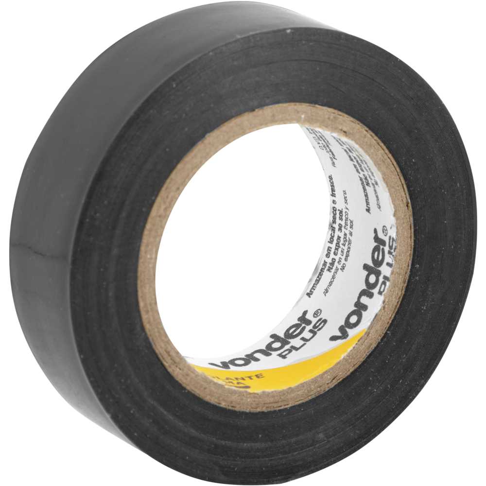 FITA ISOLANTE 19MMX10M PRETA VONDER PLUS