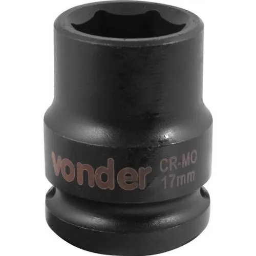 SOQUETE DE IMPACTO ENCAIXE 1/2 SEXTAVADO 17MM VONDER