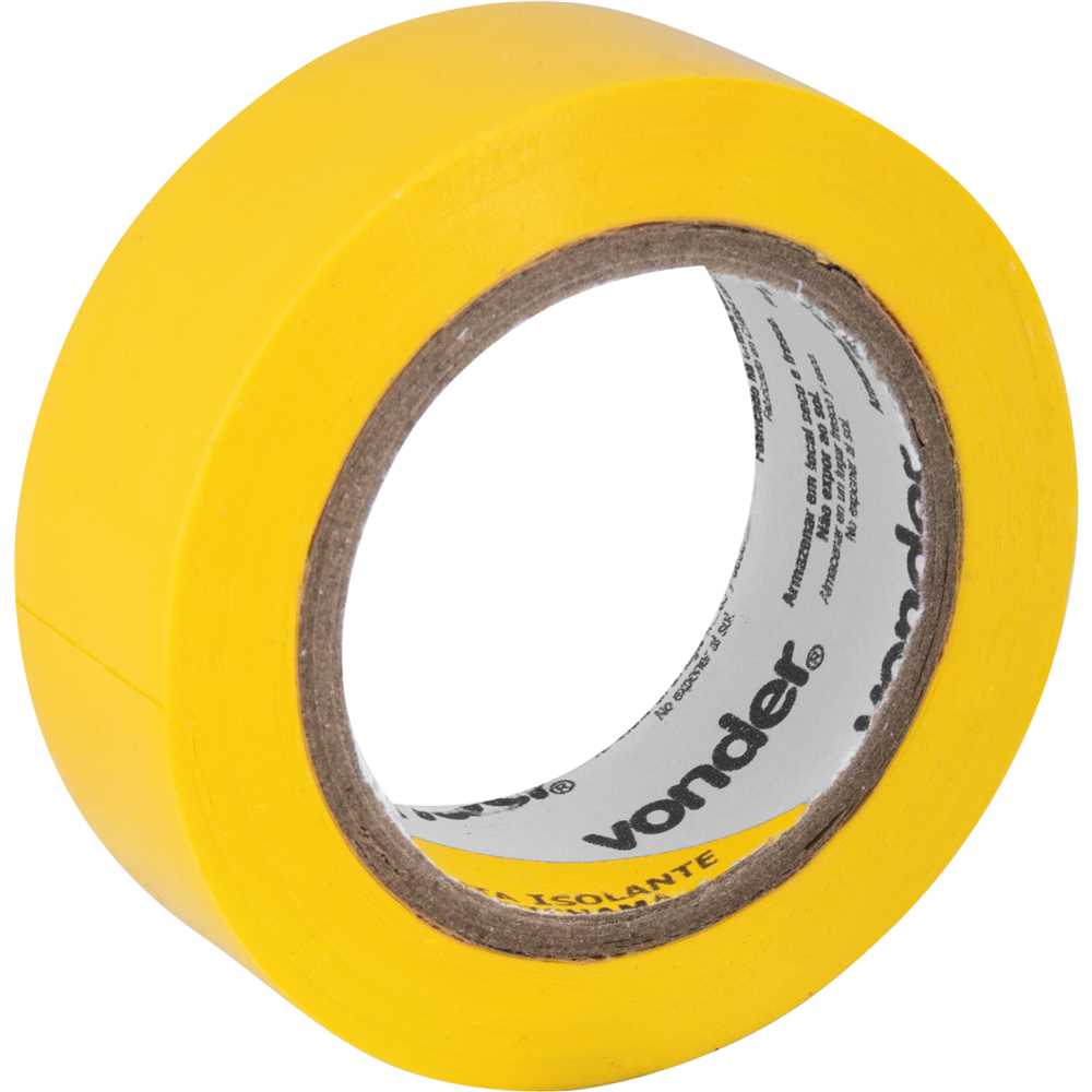 FITA ISOLANTE 19MMX10M AMARELA VONDER