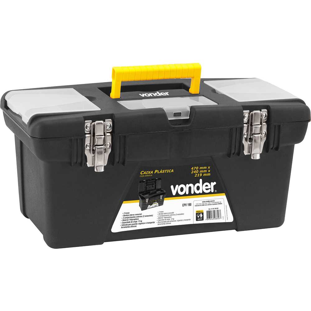 CAIXA PLÁSTICA CPV190 VONDER