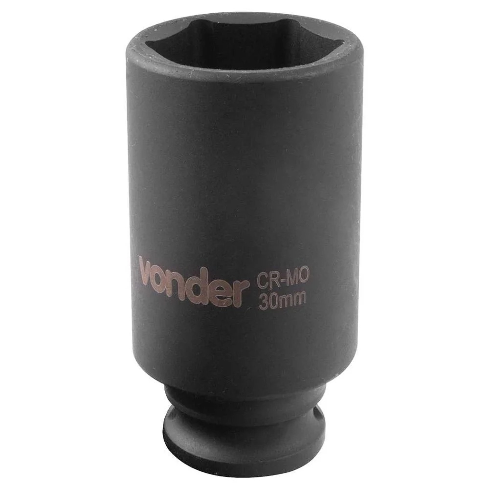 SOQUETE DE IMPACTO ENCAIXE 1/2 SEXTAVADO 30MM LONGO VONDER