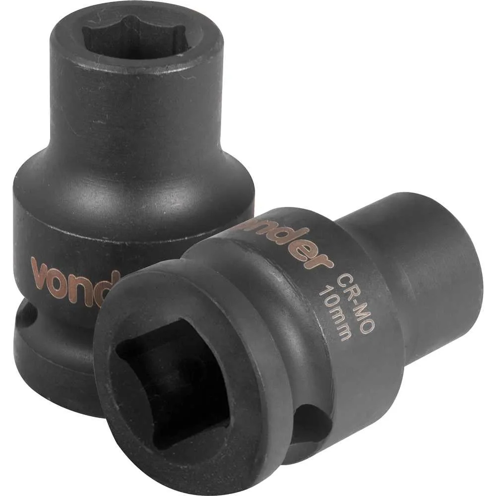 SOQUETE DE IMPACTO ENCAIXE 1/2 SEXTAVADO 10MM VONDER