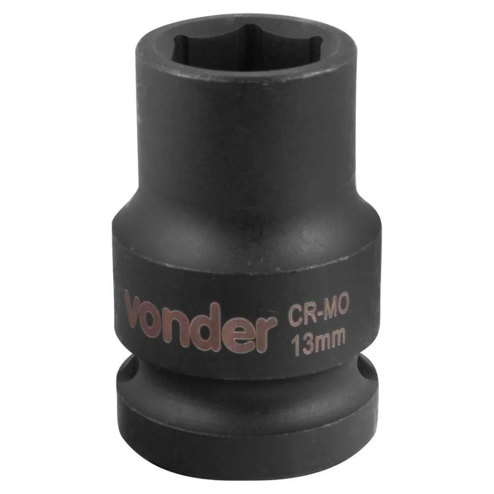 SOQUETE DE IMPACTO ENCAIXE 1/2 SEXTAVADO 13MM VONDER