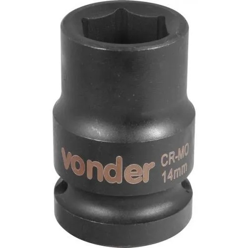 SOQUETE DE IMPACTO ENCAIXE 1/2 SEXTAVADO 14MM VONDER