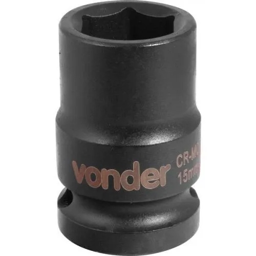 SOQUETE DE IMPACTO ENCAIXE 1/2 SEXTAVADO 15MM VONDER