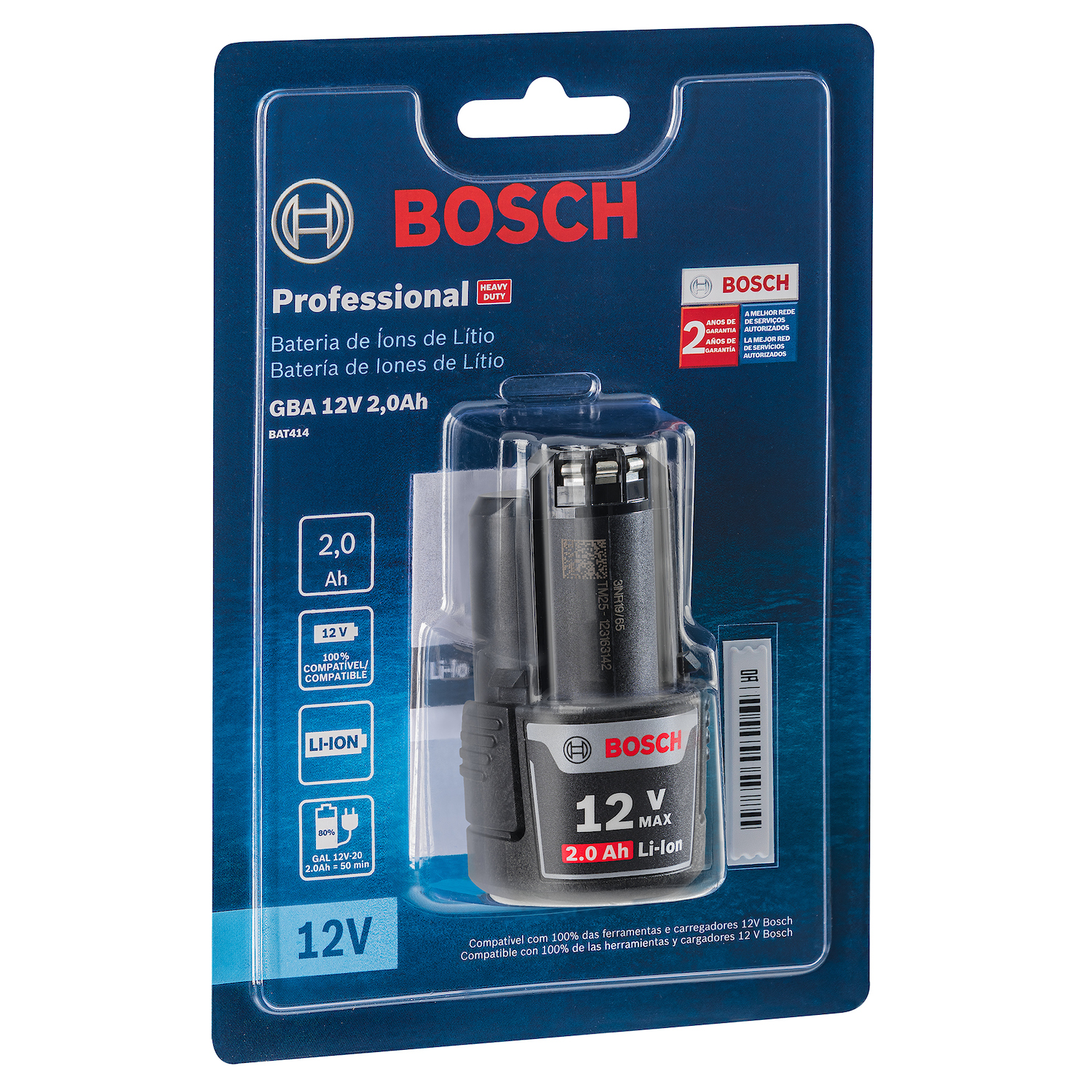BATERIA 12V 2,0AH GBA BLISTER BOSCH