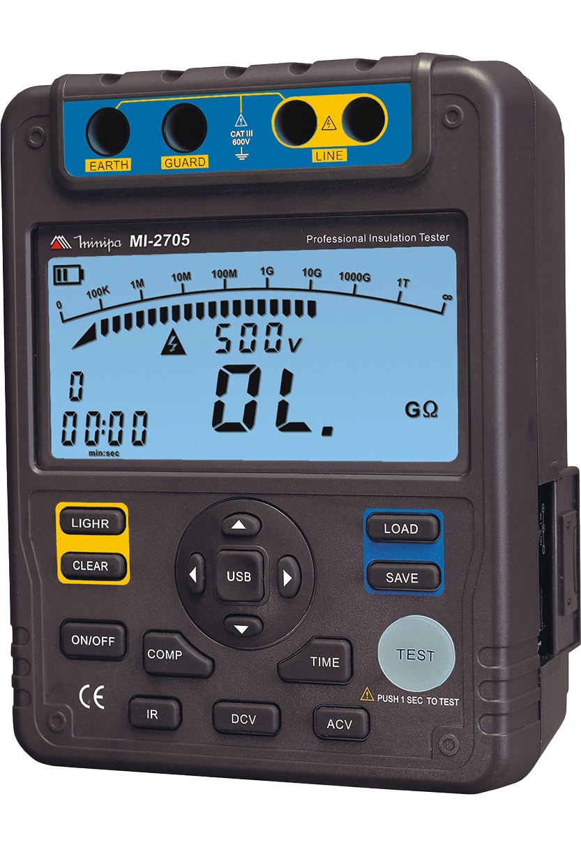 MEGÔMETRO DIGITAL MI-2705 MINIPA