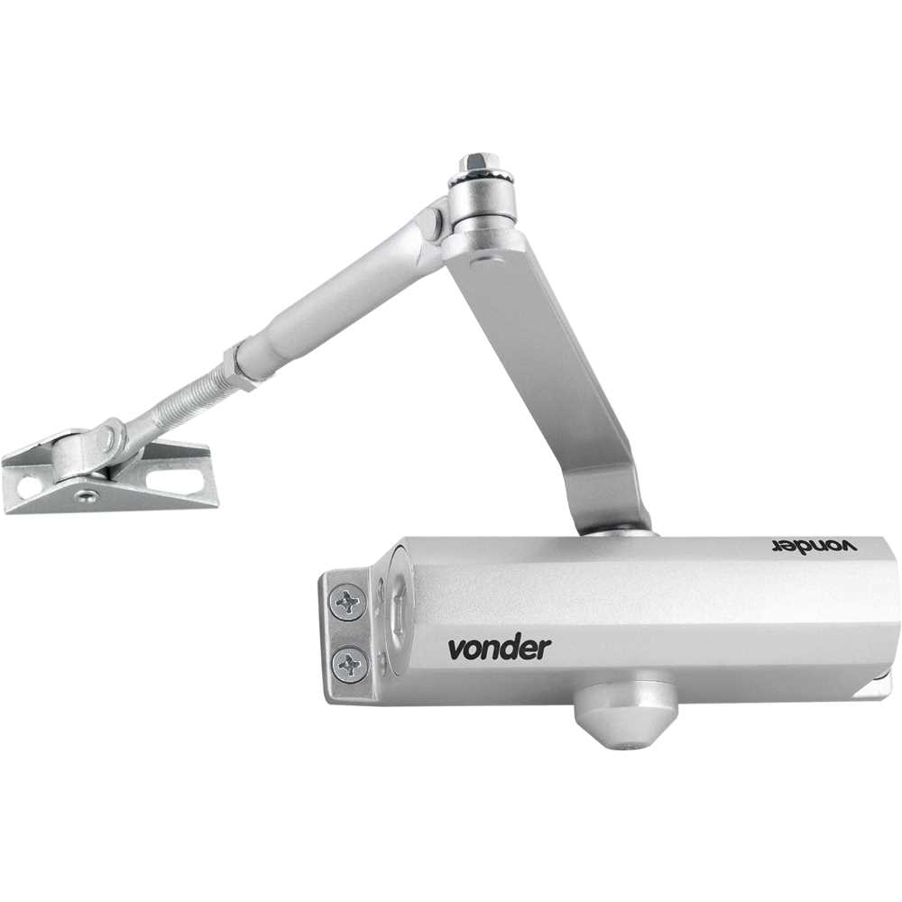 MOLA HIDRAULICA PARA PORTA 45-65KG PRATA VONDER