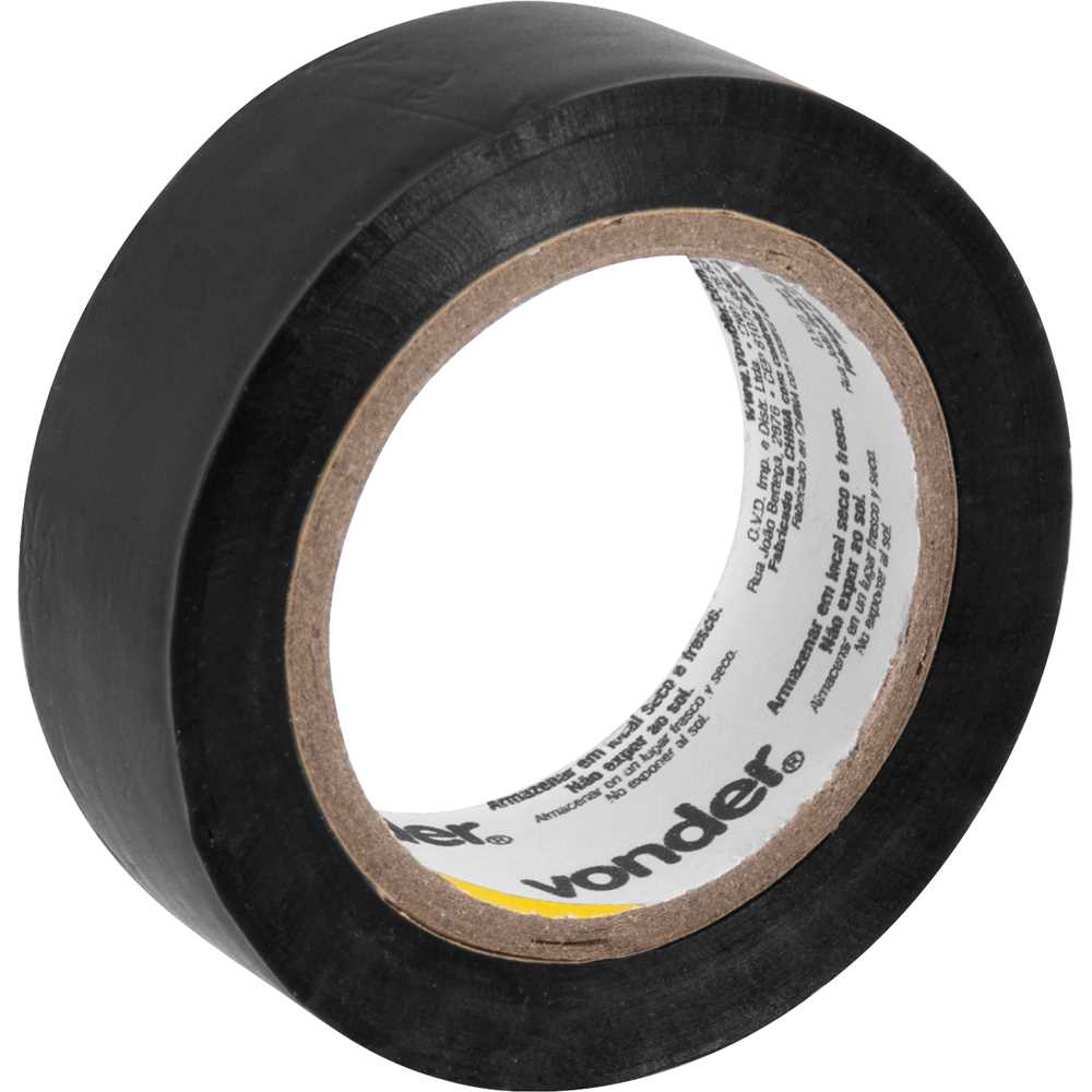 FITA ISOLANTE 19MMX10M PRETA VONDER