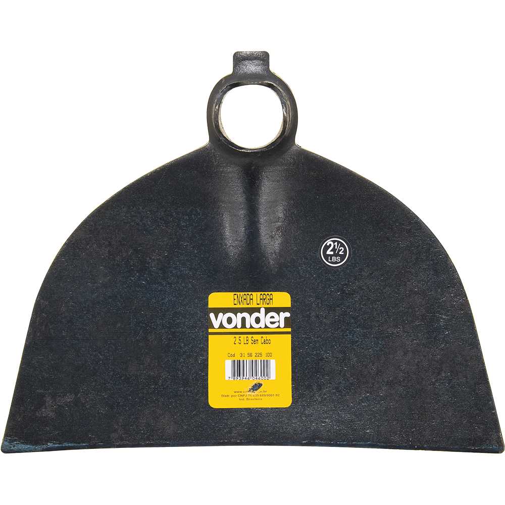 ENXADA LARGA 2.5 SEM CABO 3156225100 VONDER