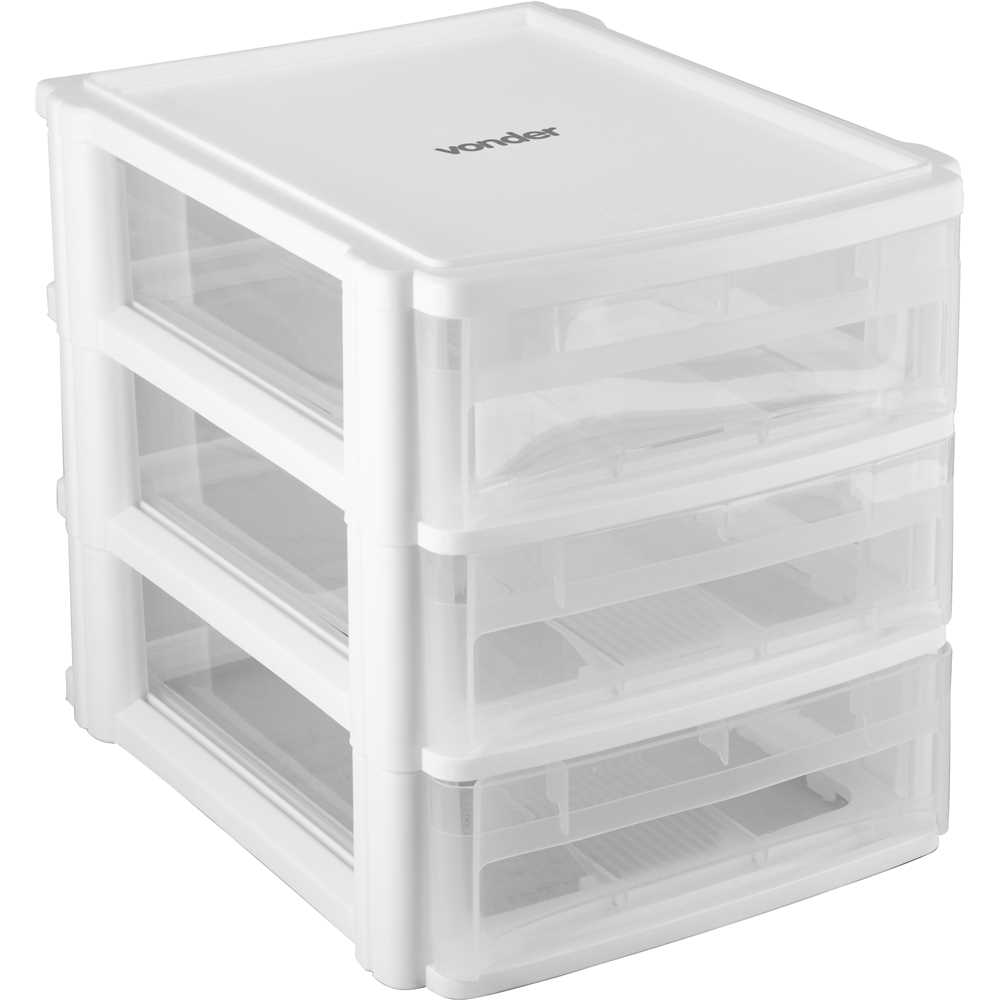 ORGANIZADOR PLASTICO OPV 271 COM 3 GAVETAS VONDER
