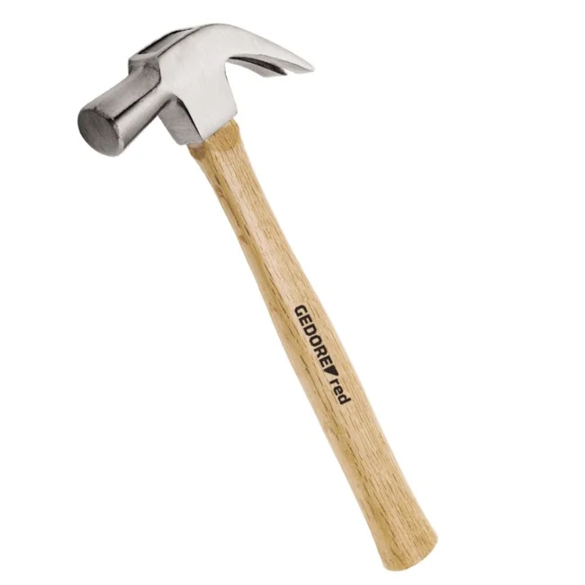 MARTELO UNHA 29MM COM CABO DE MADEIRA GEDORE RED