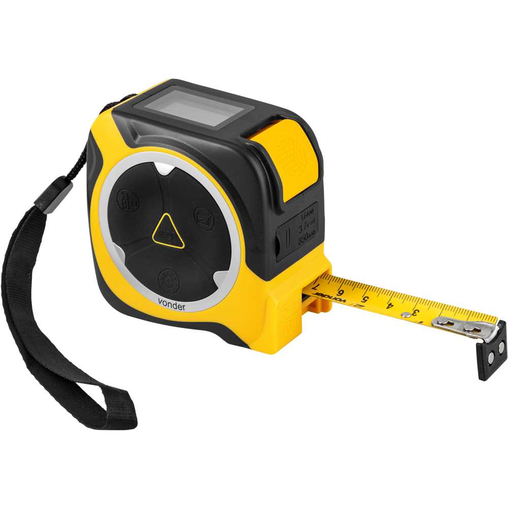 MEDIDOR DE DISTANCIA A LASER 040M + TRENA 5M VONDER