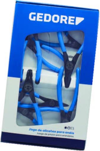 JOGO DE ALICATES PARA ANEIS 04PC C8000A-J8 GEDORE