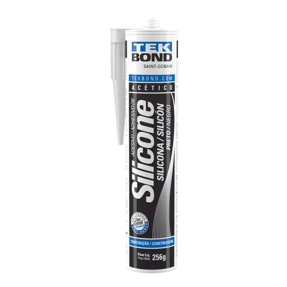 SILICONE PRETO 256G TEKBOND