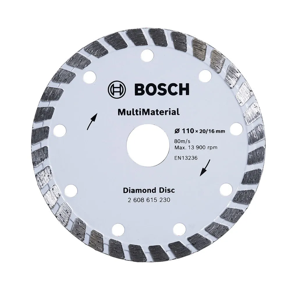 DISCO DIAMANTADO 110X20MM MULTI TURBO BOSCH