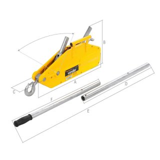 GUINCHO TIFOR 1.6T COM 20M GAV1600 VONDER