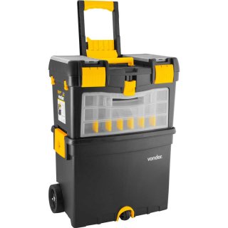 CAIXA PLASTICA PARA FERRAMENTAS CRV0400 COM RODAS VONDER
