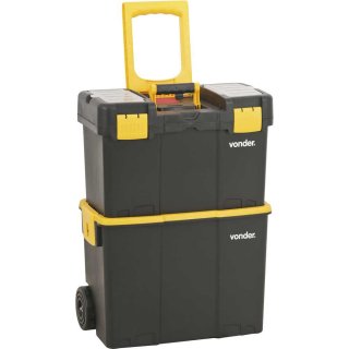 CAIXA PLASTICA PARA FERRAMENTAS CRV0300 COM RODAS VONDER