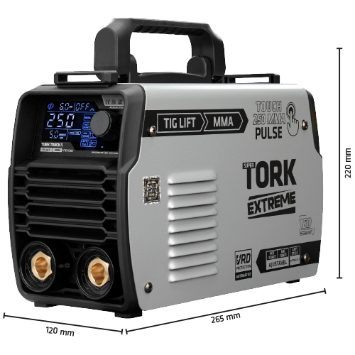 MAQUINA PARA SOLDA INV ELET/TIG 250A ITE-11250-220V TORK